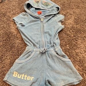 Butter Summer Romper - Beaded Details Size 5